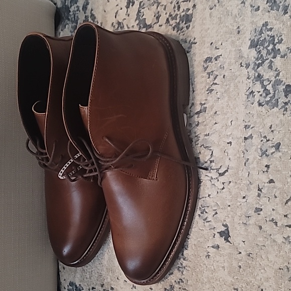 NWT!! Men's Black Or Brown Leather Boots - Picture 11 of 12